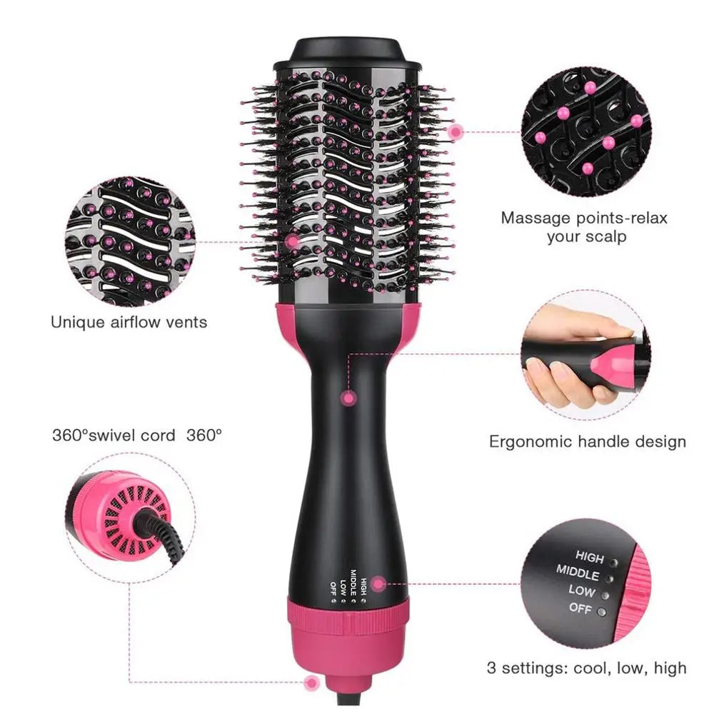 ONE STEP HAIR DRYER & STYLER - CEPILLO ALISADOR 3 en 1